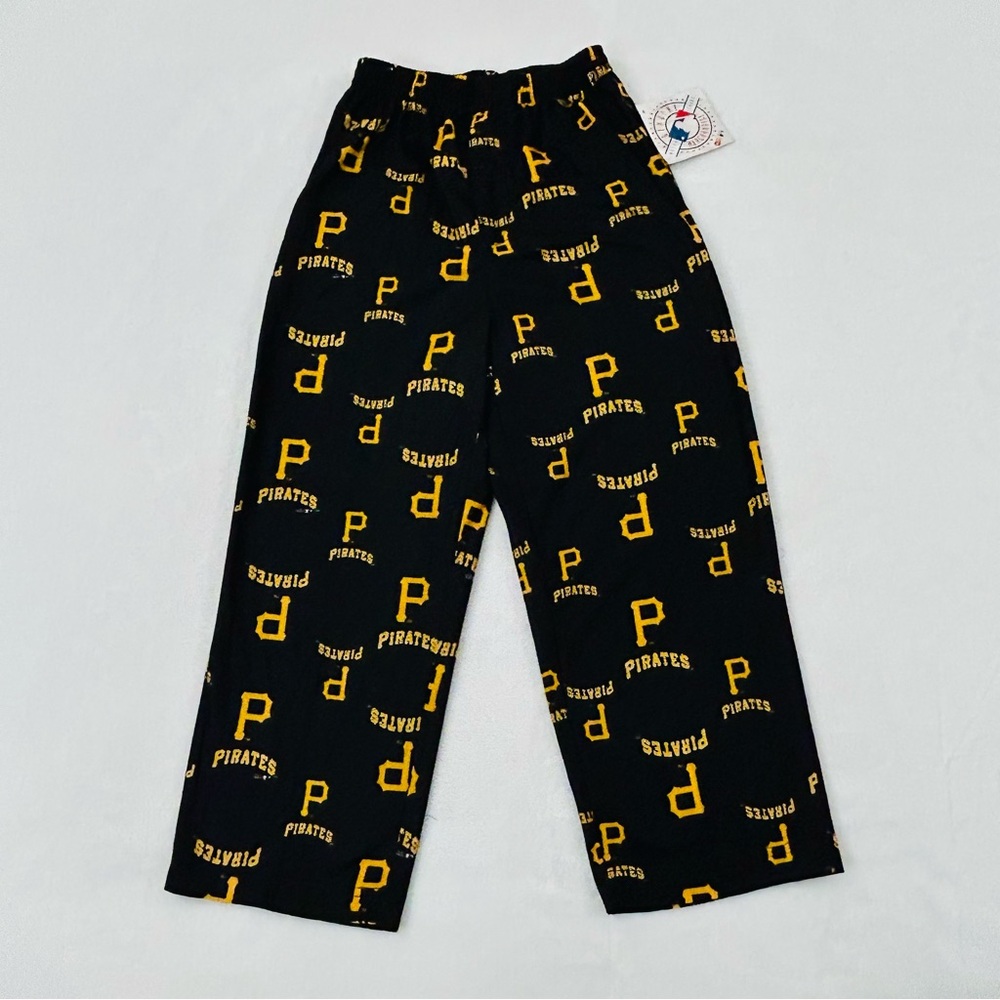 Pittsburgh Pirates MLB Lounge Sleepwear Pajama Sweatpants Youth Kids 5/6 Yrs